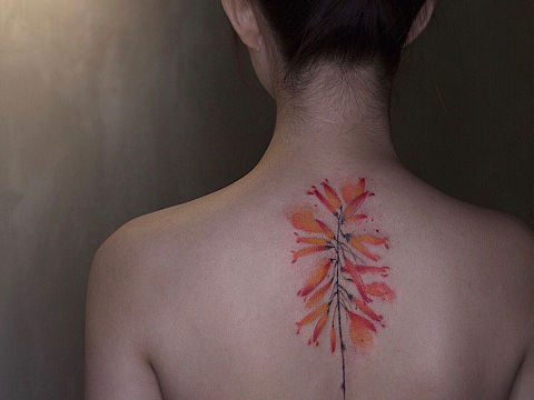 花卉纹身#杭州纹身#小清新纹身