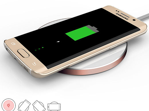 倍思 锋芒系列 圆形无线充电底座