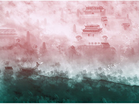 巜望城》原畫場(chǎng)景黑白稿與效果圖（個(gè)人主頁-ZNDU3NTEwMjQ=） - 游戲原畫 - 站酷設(shè)計(jì)師傻創(chuàng)原創(chuàng)素材 - 站酷ZCOOL