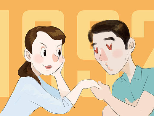 結(jié)婚紀念日（個人主頁-ZMjE2MTcyNzY=） - 單幅漫畫 - 站酷設(shè)計師XMY謝夢穎原創(chuàng)素材 - 站酷ZCOOL