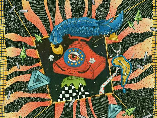 超现实的盒子空间