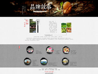 食品品牌 品牌故事  淘宝故事 天猫分类页面 