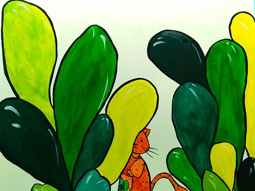 躲猫猫（个人主页-ZNTM3Mzk1OTI=） - 儿童插画 - 站酷设计师是慌慌呀原创素材 - 站酷ZCOOL