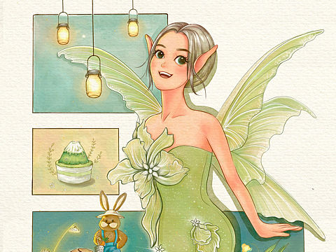 原创少女分镜插画——🧚♂️FAIRY
