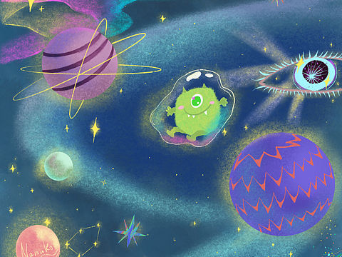 去宇宙旅游啦
