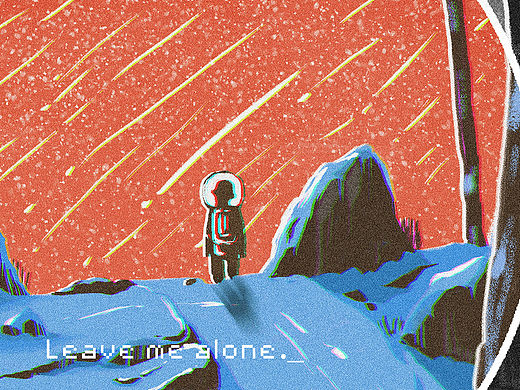 【Quin原创】Leave me alone、（个人主页-ZMTUxNzg0MzY=） - 新锐潮流插画 - 站酷设计师Quin陳滚滚原创素材 - 站酷ZCOOL