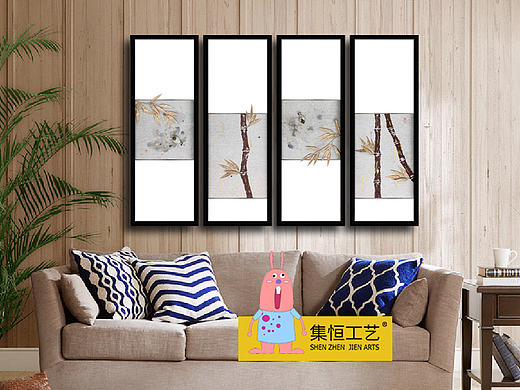 实物画；装饰画、效果图、国画、大堂挂画、饰品、摆件、软装配画、室内设计、整体软装、圆框
