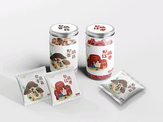 妙脆香菇、红枣包装设计