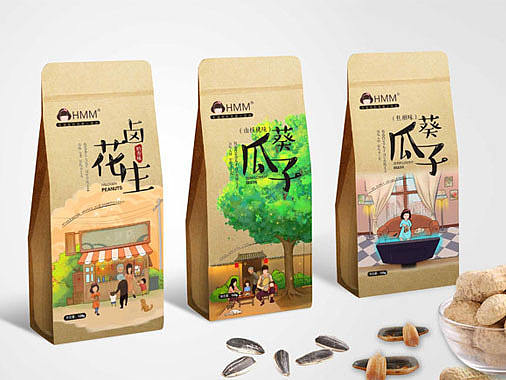 HMM韩梅梅零食包装设计（D&A创意www.duanad.com ）