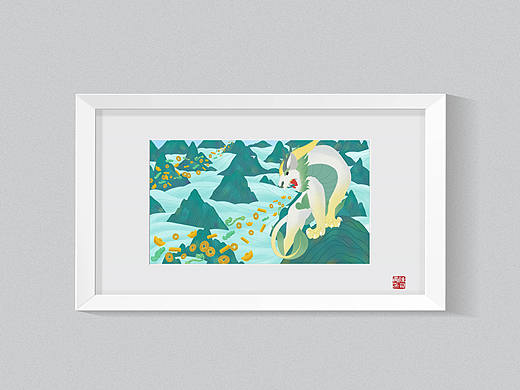《中国神怪》系列插画作品——貔貅