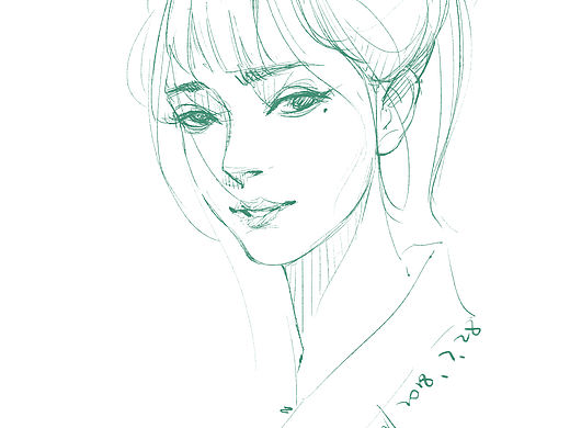 头像线稿练习（个人主页-ZMzE2NDU2OTI=） - 艺术插画 - 站酷设计师央洲原创素材 - 站酷ZCOOL