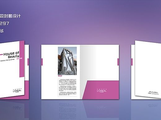 巴黎欧莱雅封套设计