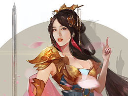 手绘·古风·唐嫣