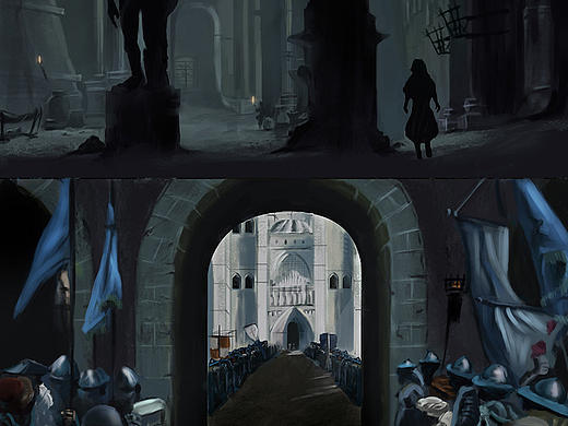 最近臨摹場景氣氛圖（菜鳥級）（個人主頁-ZMTc1MzkzMDQ=） - 概念設定 - 站酷設計師cesar哲原創(chuàng)素材 - 站酷ZCOOL