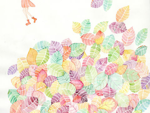 叶子和少女的梦