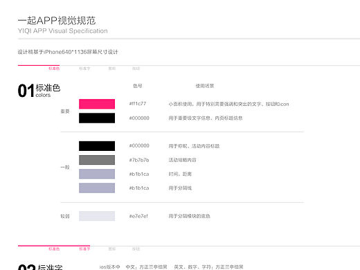 一起秀APP-视觉规范整理