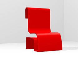 红色的椅子