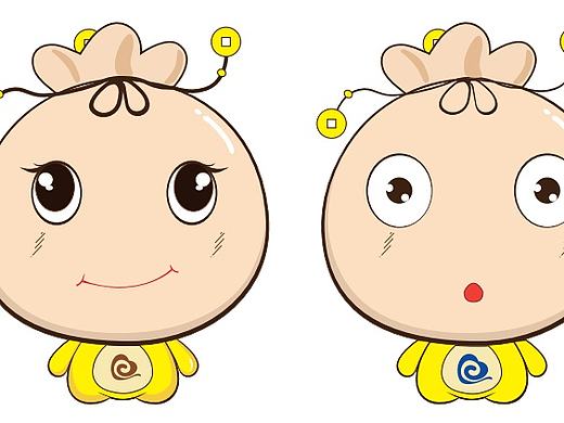 金融、银行业吉祥物设计,app吉祥物设计,钱兜。
