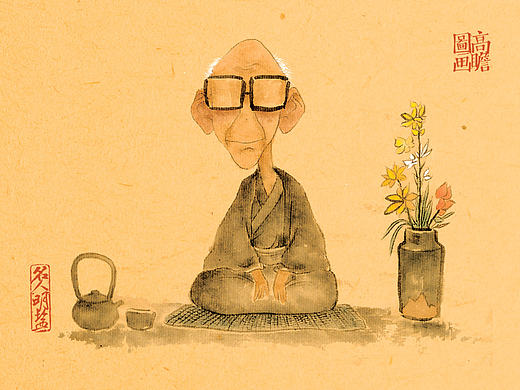 名人肖像插画