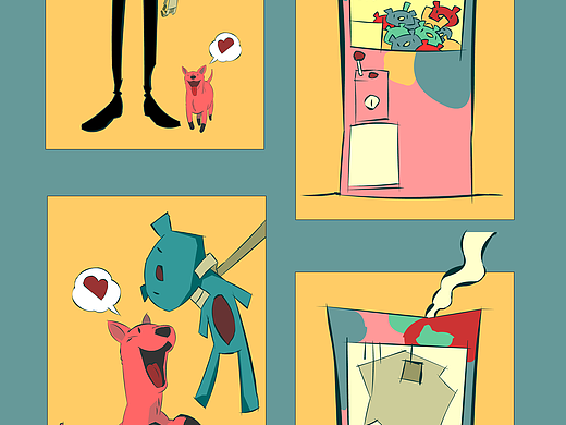 5号和6号 短篇漫画更新（个人主页-ZMzM1NjU0ODQ=） - 单幅漫画 - 站酷设计师弹球54原创素材 - 站酷ZCOOL
