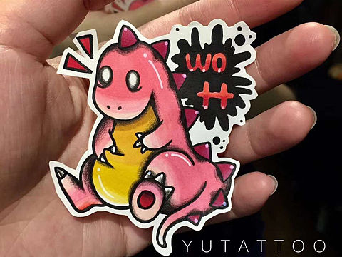 紋身（個(gè)人主頁(yè)-ZMzY3MTY2MTY=） - 新銳潮流插畫(huà) - 站酷設(shè)計(jì)師朝日奈麒霖原創(chuàng)素材 - 站酷ZCOOL