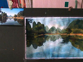 山水（個人主頁-ZNDE0NjY3Mg==） - 繪畫 - 站酷設計師果兒hh原創(chuàng)素材 - 站酷ZCOOL