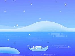 天气插画/春夏秋冬/天气动画