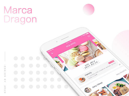 Makaron 烘焙直播分享app（個人主頁-ZMjEyMTA2MTY=） - APP界面 - 站酷設(shè)計師_ARUN原創(chuàng)素材 - 站酷ZCOOL