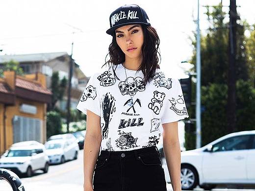 为潮流女神AdrianneHo设计代言（个人主页-ZMjIwMjA0NTY=） - 休闲/流行服饰 - 站酷设计师墩小贤原创素材 - 站酷ZCOOL