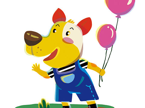 狗子（個人主頁-ZMzA1NjcxNzY=） - 兒童插畫 - 站酷設(shè)計師石榴籽兒原創(chuàng)素材 - 站酷ZCOOL