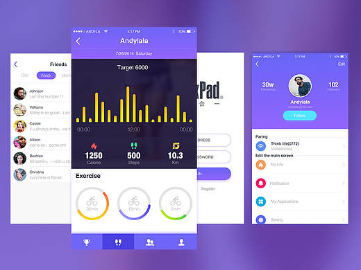 联想_thinkpad运动app设计