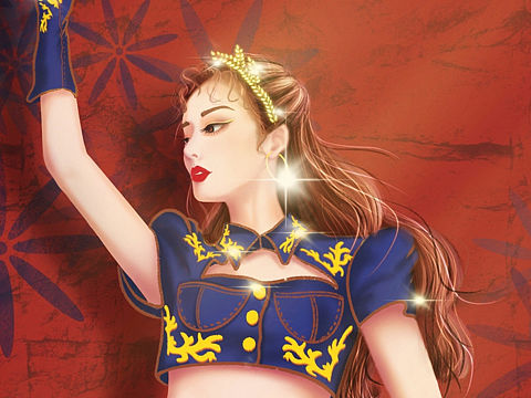 原创-人物插画/头像/海报-吴昕