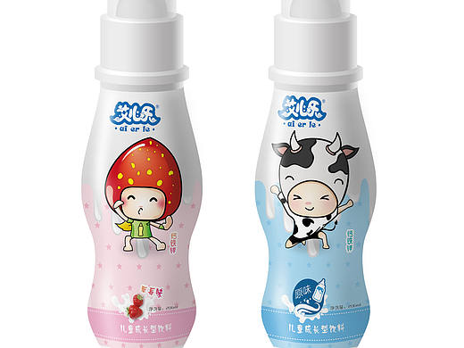 儿童乳制品饮料包装（个人主页-ZMjY3MzE5MzY=） - 包装 - 站酷设计师zjduoer原创素材 - 站酷ZCOOL
