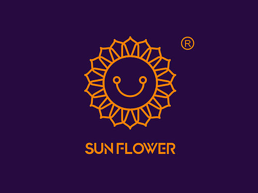 SUN FLOWER 标志设计