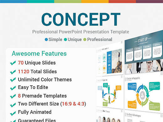 70頁商業(yè)商務(wù)虛幻背景多圖表PPT模板