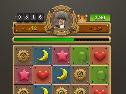 朋克风 游戏界面