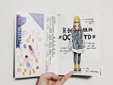 鱼小姐的济州岛手帐