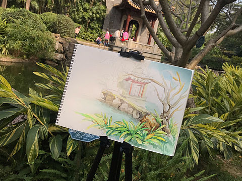 水彩寫生～（個(gè)人主頁-ZMzMwNTkwOTI=） - 創(chuàng)作習(xí)作 - 站酷設(shè)計(jì)師蔬菜苗原創(chuàng)素材 - 站酷ZCOOL