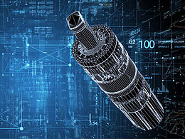 微型减速电机3D建模图