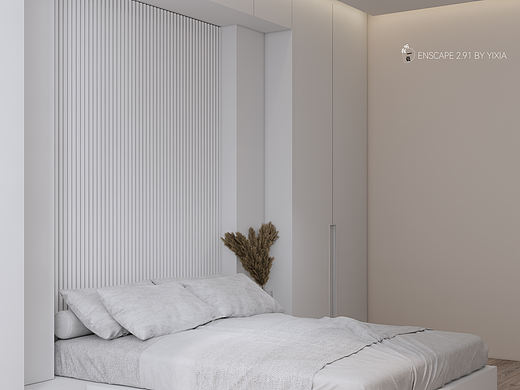 這是一個(gè)干凈的臥室（個(gè)人主頁-ZNTk4NjcyODA=） - 家裝設(shè)計(jì) - 站酷設(shè)計(jì)師聽夏_原創(chuàng)素材 - 站酷ZCOOL