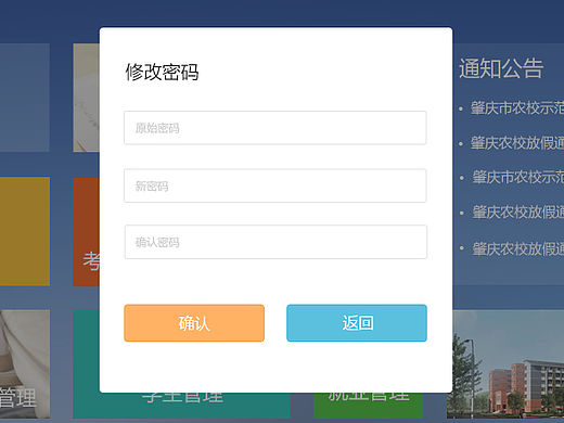 系统首页