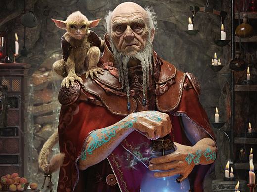 魔法師（深夜CG工作室一期學(xué)員劉銳恒作品，榮登ZBrush首頁(yè)）（個(gè)人主頁(yè)-ZMjE1MjMxMjg=） - 其他影視 - 站酷設(shè)計(jì)師SYGZS2016原創(chuàng)素材 - 站酷ZCOOL
