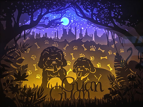 光影纸雕——小可爱们