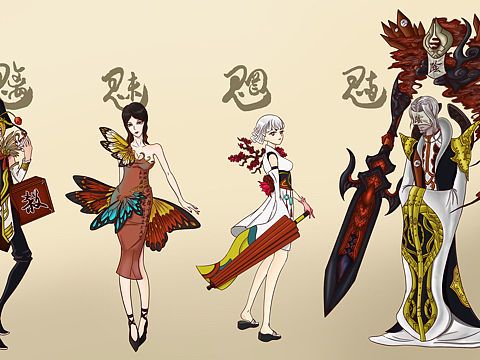 原创漫画《城灰》角色设定（个人主页-ZMjIxOTAwNzY=） - 单幅漫画 - 站酷设计师星刑原创素材 - 站酷ZCOOL