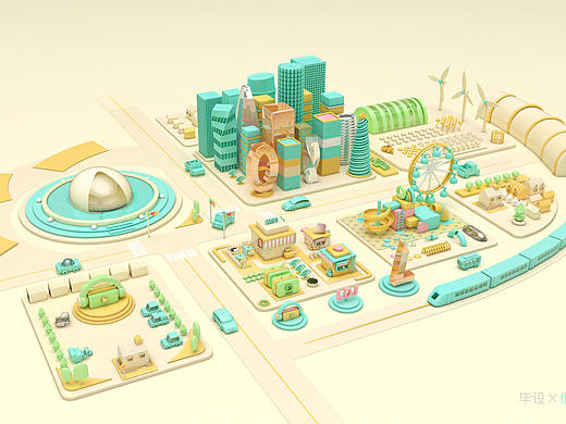 MINI CITY 白无常电商课程 毕业设计