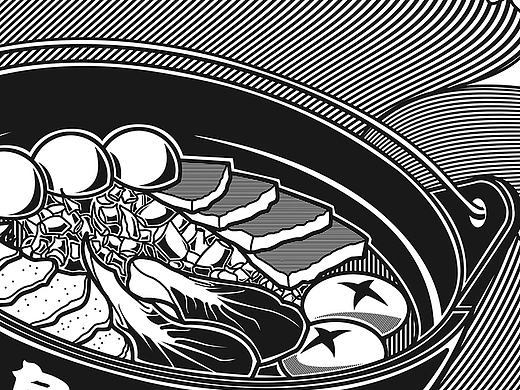 不一樣招財貓和火鍋漂流記（個人主頁-ZMTc1MjQzNDA=） - 商業(yè)插畫 - 站酷設(shè)計師長沙賓古品牌設(shè)計原創(chuàng)素材 - 站酷ZCOOL