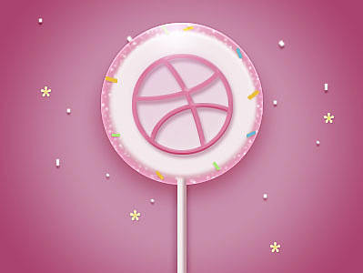 临摹一枚卡哇伊的棒棒糖