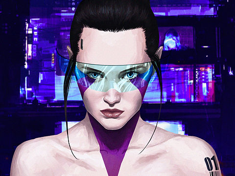 赛博朋克（个人主页-ZNDM5OTc0NDQ=） - 创作习作 - 站酷设计师海安BONG原创素材 - 站酷ZCOOL