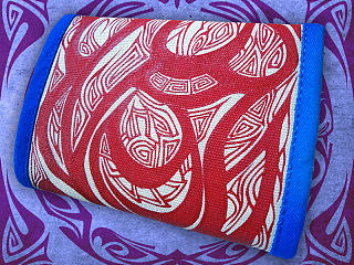 叁公馆2014九月客人定制·撞色手绘图腾钱包·