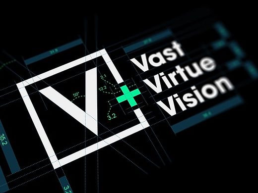 《V+》品格微商，LOGO设计-《张大大》旗下品牌